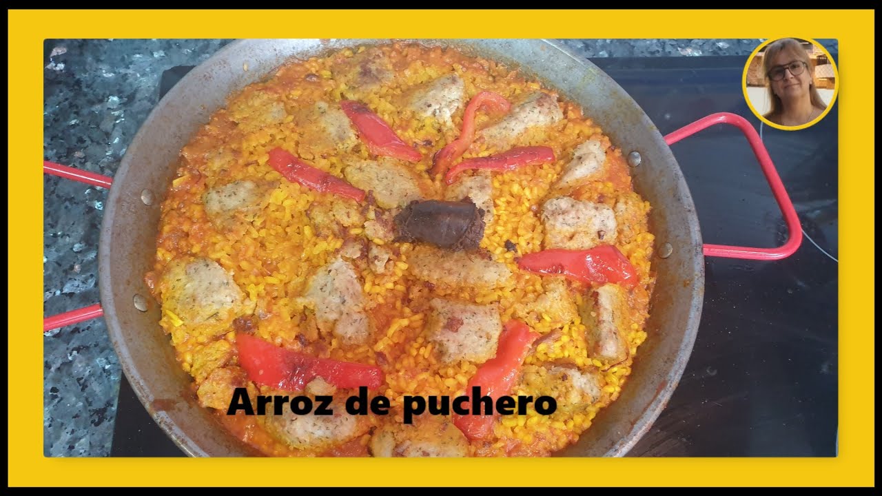 Arroz de puchero con carne del cocido// Receta de aprovechamiento