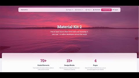 Flask Material Kit - Go LIVE on Render (Free product) | AppSeed
