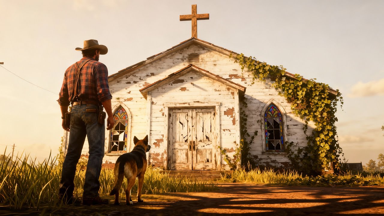 Everyone Laughed When a Texas Rancher Inherited an Old Church — Until His Dog Found What Was Beneath
