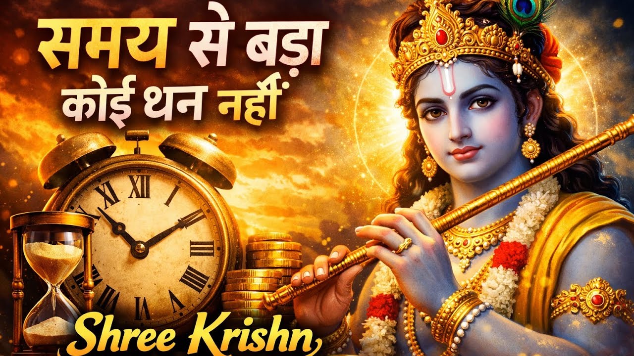 समय से बड़ा कोई धन नहीं Shree Krishn Motivation Speech/🙏🏻🙏🏻🙏🏻🙏🏻