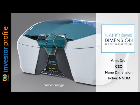 $NNDM | 3D Printing Leader Nano Dimension Files Patent to Bio-Print Human Tissue