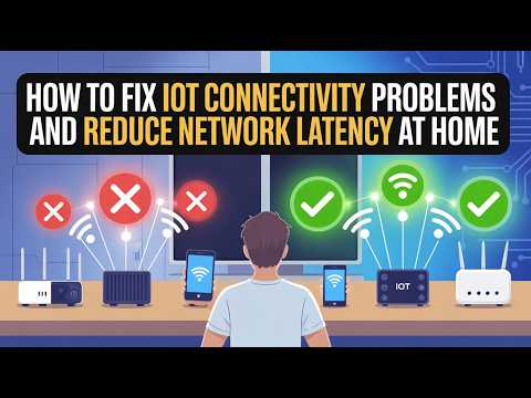 How to fix iot connectivity problems and reduce network latency at home