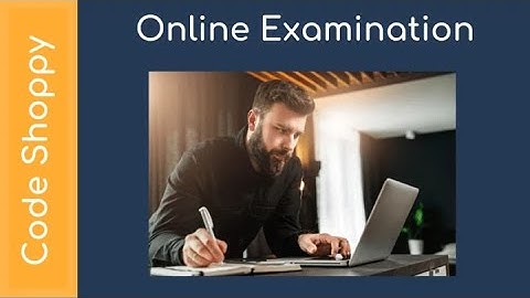 Application for Online Examination and Results System Using PHP & MySQL  Web  Application