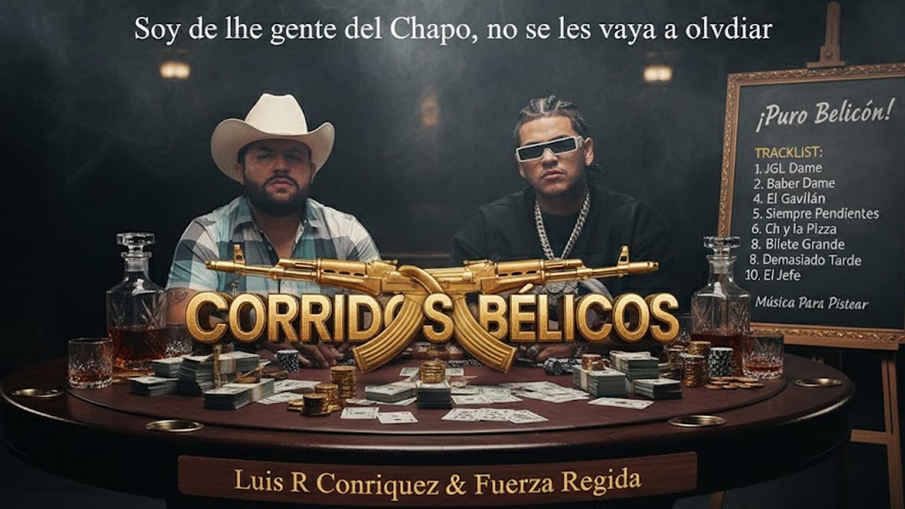 El Mejor Mix Bélico 2026: Luis R Conriquez, Fuerza Regida (Sin Pausa) || Música Mexicana