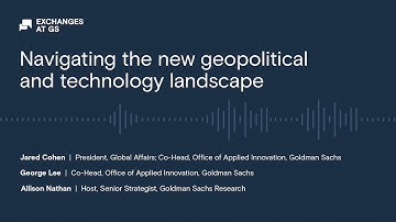 Navigating the new geopolitical and technology landscape