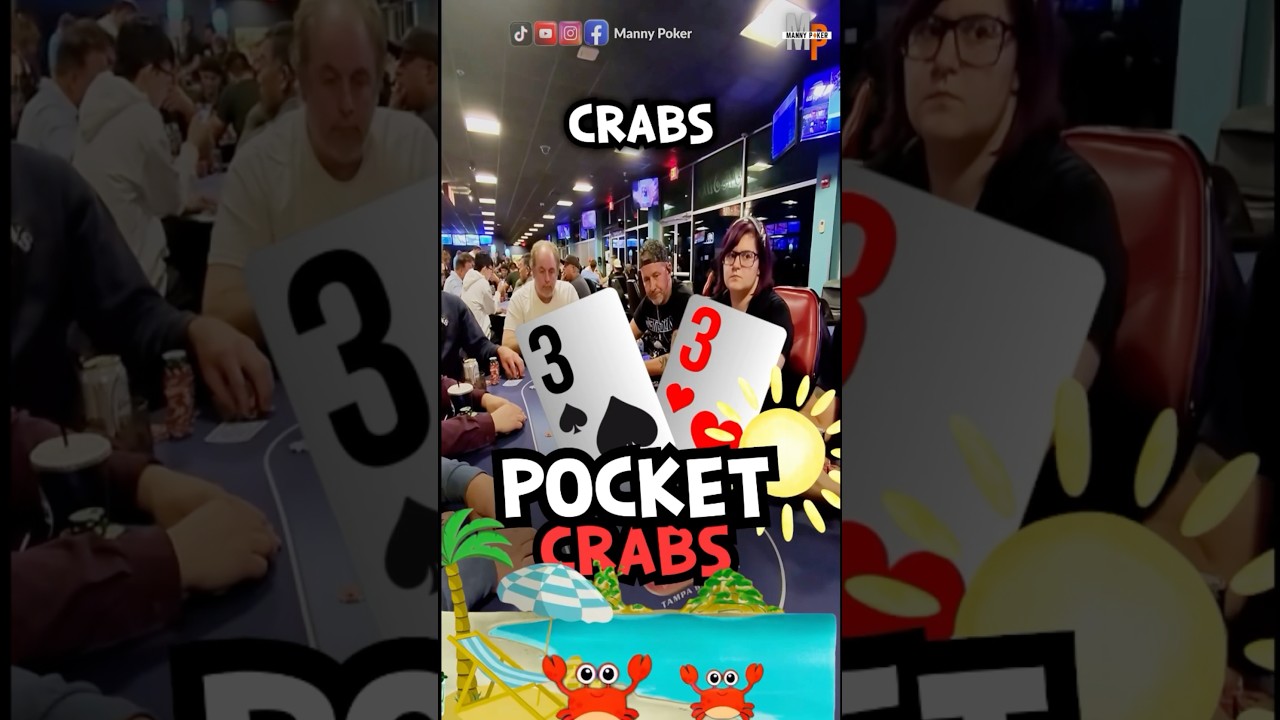 Set of Crabs at Silks Poker Room 🦀🔥 #poker #shorts #pokershorts #pokerlife