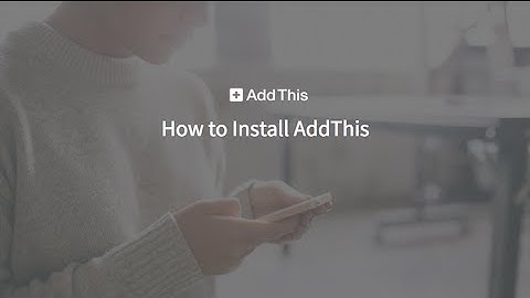 WEBINAR: How to Install AddThis