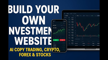How to Build an Investment Website with Wallet Connect, Forex, AI Trading & Real Estate (2025)