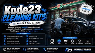 Kode23 Cleaning Kits | FiveM Script