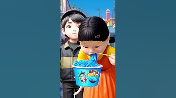 Squid Game AI Edible Slime Korean Noodles ASMR #squidgame #squidgame2 #ai #asmr