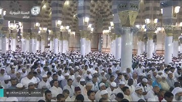 تلاوة -صلاة التراويح للشيخ صلاح البدير من المسجد النبوي ليلة19رمضان 1437(القصص51 العنكبوت45)