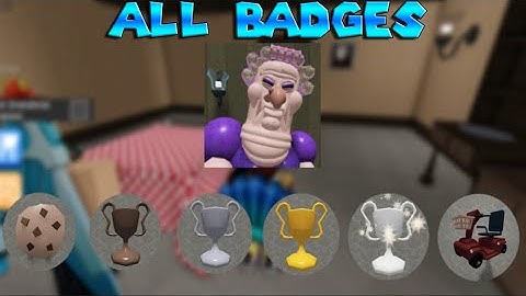 Explaining all BADGES in GRUMPY GRAN! (SCARY OBBY)