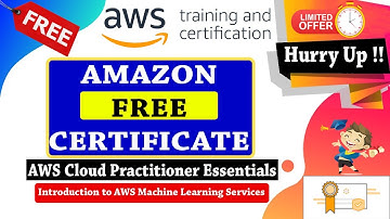 Amazon AWS Cloud Practitioner Essentials Certificate - Free online Courses From Amazon Web Services