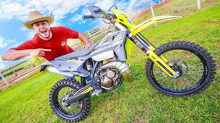 ESSA É A MINHA NOVA MOTO DE MOTOCROSS 0KM !