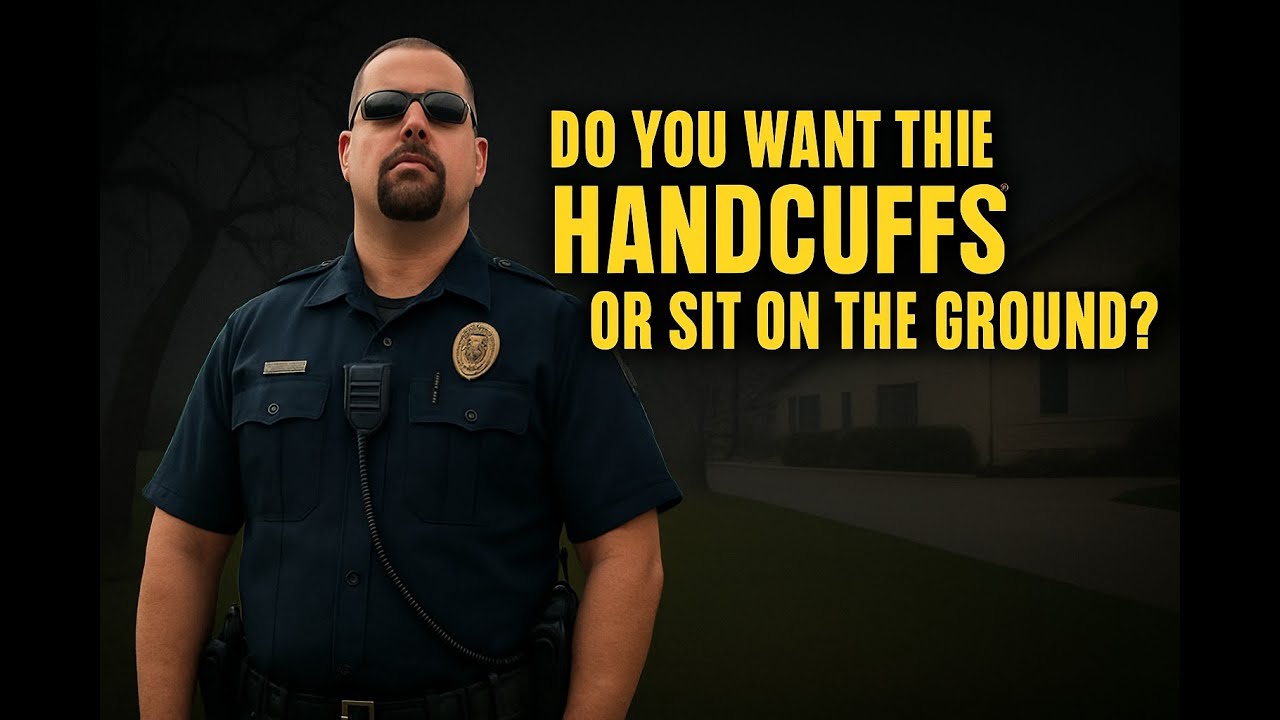 Полиция пытается надеть наручники на аудитора за запись... Пока он не сбросит на них закон!