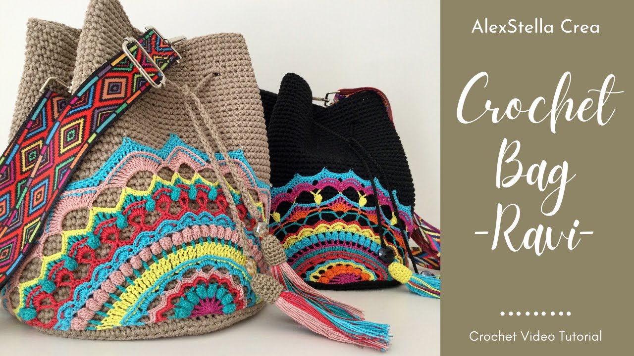 Crochet Bag - Borsa all'uncinetto -Ravi- - YouTube