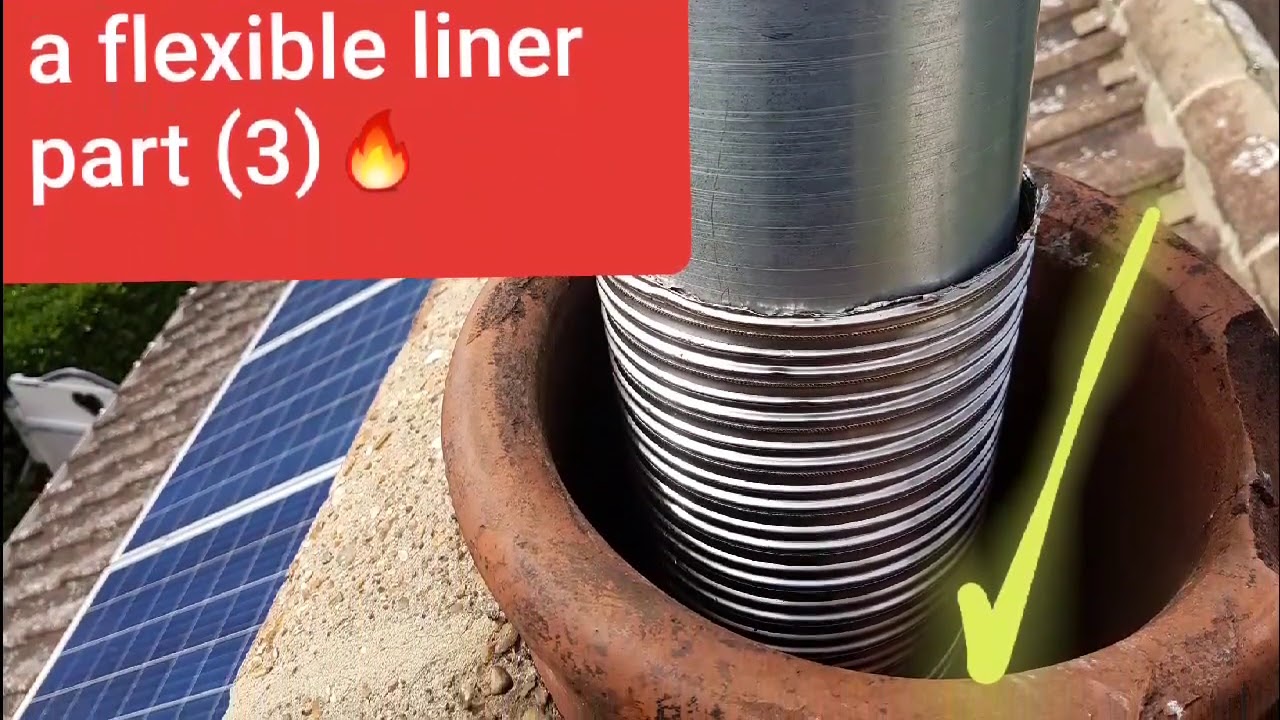 Flexible Flue Liner Multifuel No Pot Installation Galvanised Top Clamp 