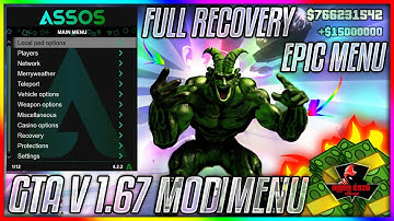 Gta V mod menu - ASSOS Premium 4.3.0 - Best Menu - Undetected - 19/07/2023