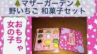 【女の子おもちゃ】ﾏｻﾞｰｶﾞｰﾃﾞﾝ 野いちご和菓子セット 紹介☆Toys our fun cute girl