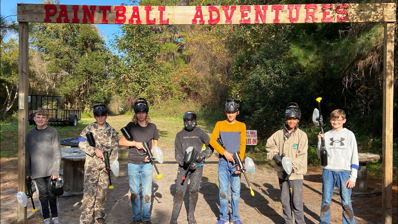 Paintball Adventures Jacksonville Florida YouTube