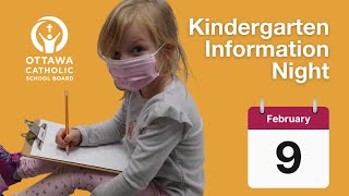 OCSB Kindergarten Information Night 2022