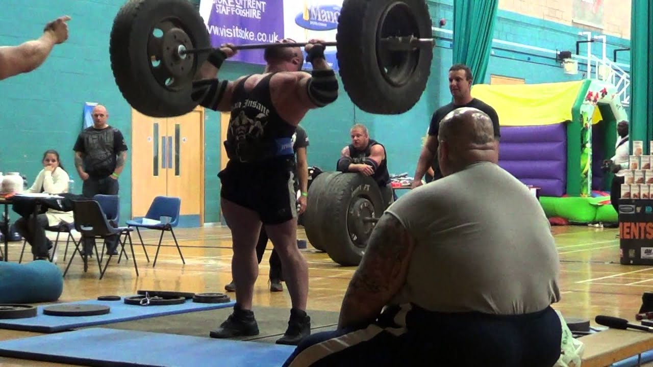 Eddie Hall 130kg Axle Press YouTube