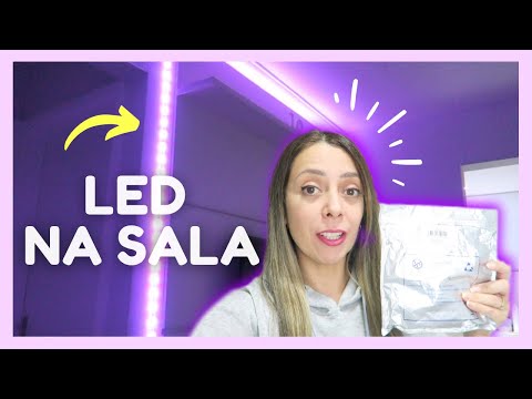 COLOCAMOS LED NA SALA + SESSÃO DE FOTOS