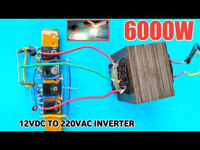 how to make powerful inverter 12v to 220v 