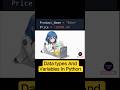 Stop Wasting Time! Learn Python Basics in 2 Minutes ⚡#shorts #viral #python #tech #trending #basic