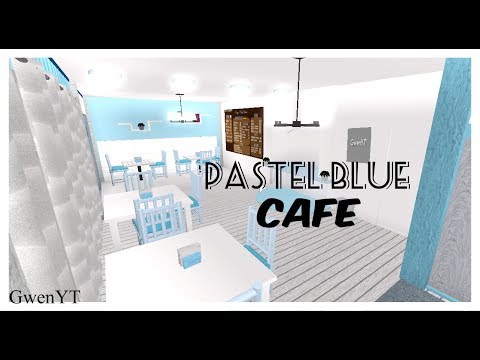 Bloxburg Blue Cafe Speed Build No Gamepass Gwenyt Youtube