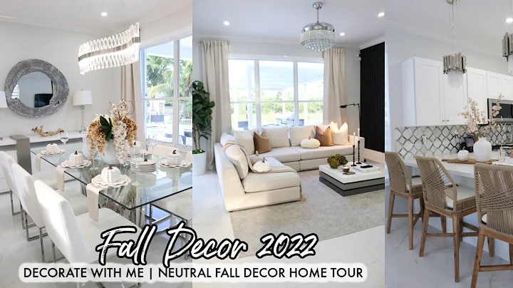 DECORATE WITH ME | NEW DECOR | FALL NEUTRAL HOME D...
