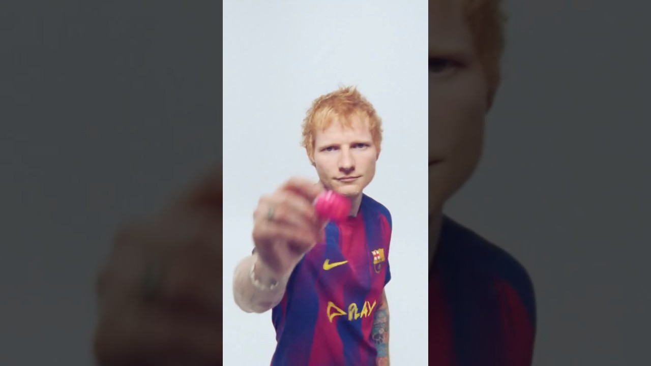 Логотип «Барселоны» Эда Ширана — просто безумие 👀⚽