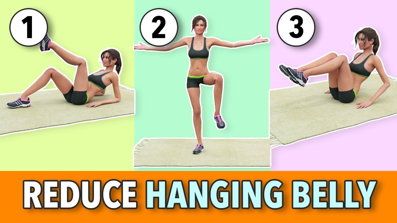 11 Simple Exercises To Reduce Hanging Belly 