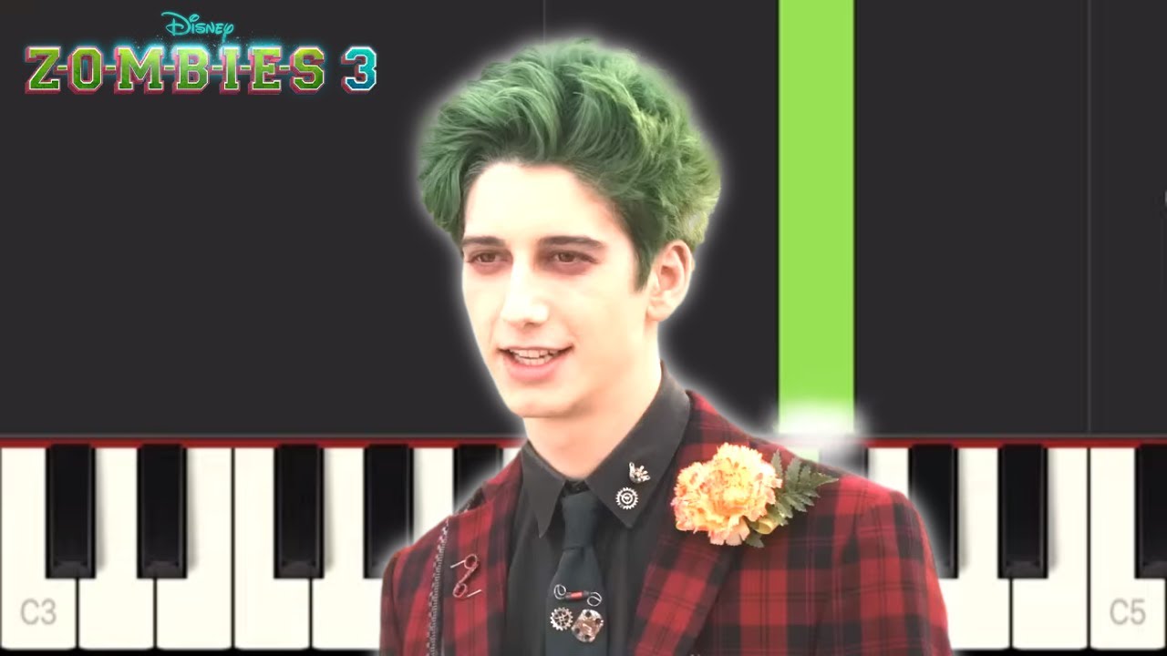 Disney s ZOMBIES 3 Exceptional Zed Reprise Piano Tutorial YouTube