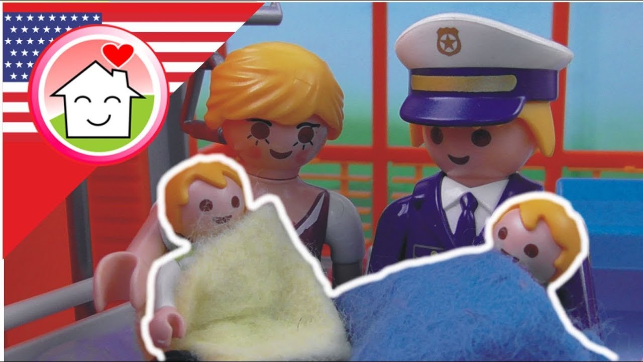 Playmobil video The Twins Are Born Hauser Family kids cartoons YouTube