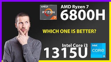 AMD Ryzen 7 6800H vs INTEL Core i3 1315U Technical Comparison