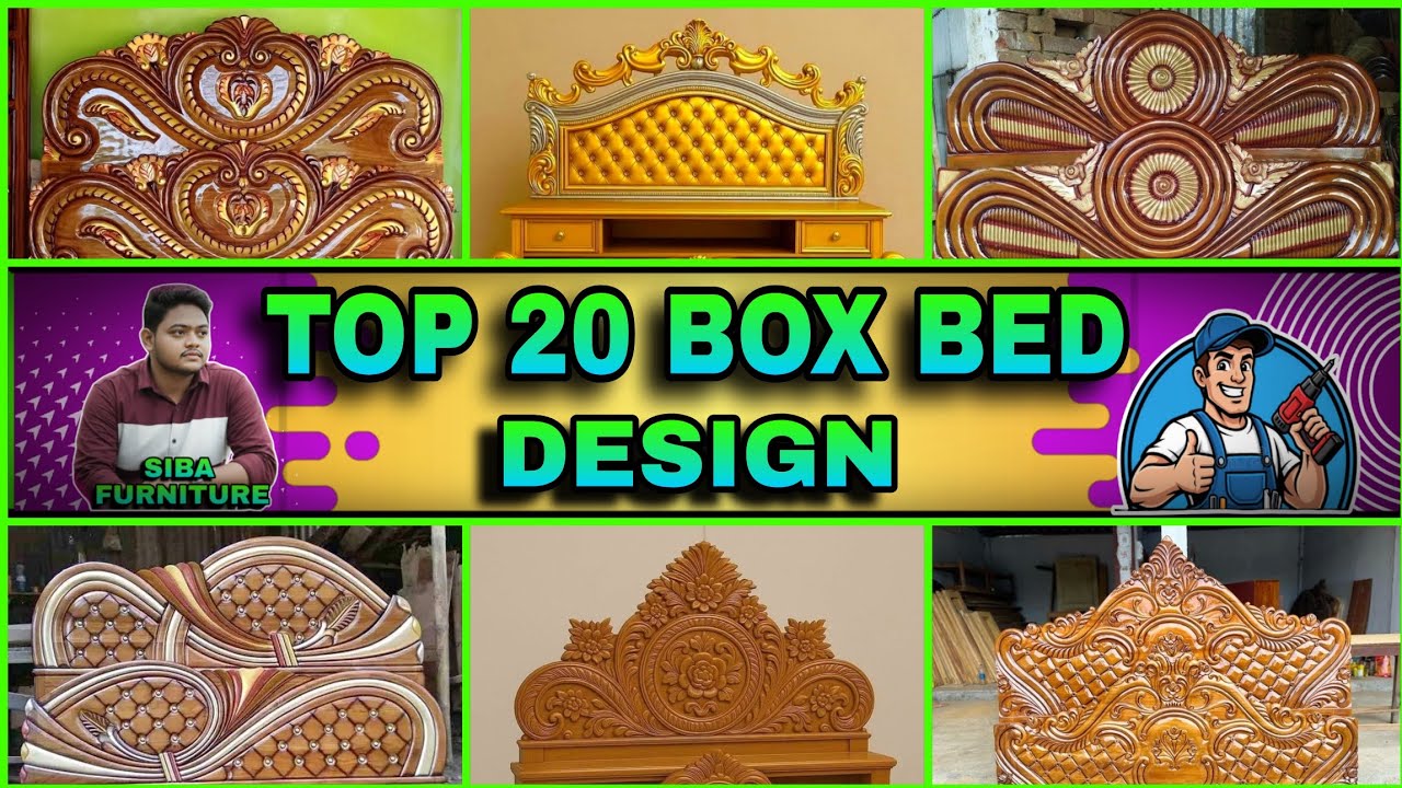 Box palanga ki design/wooden bed/bed design price in india /new bed design furniture design 2026