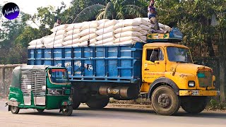 Bangla Trucks 365 Tata 1612 Se Long Nose Open Truck Loaded Heavily Truck Spotting Truck Sound