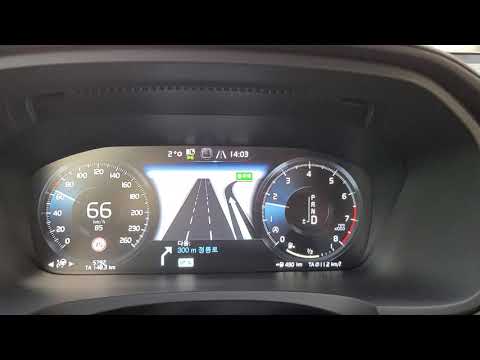 <strong>VOLVO</strong> cross-country <strong>v90</strong> 순정 내비게이션과 헤드업디스플레이 작동 (내부순환로) #shorts