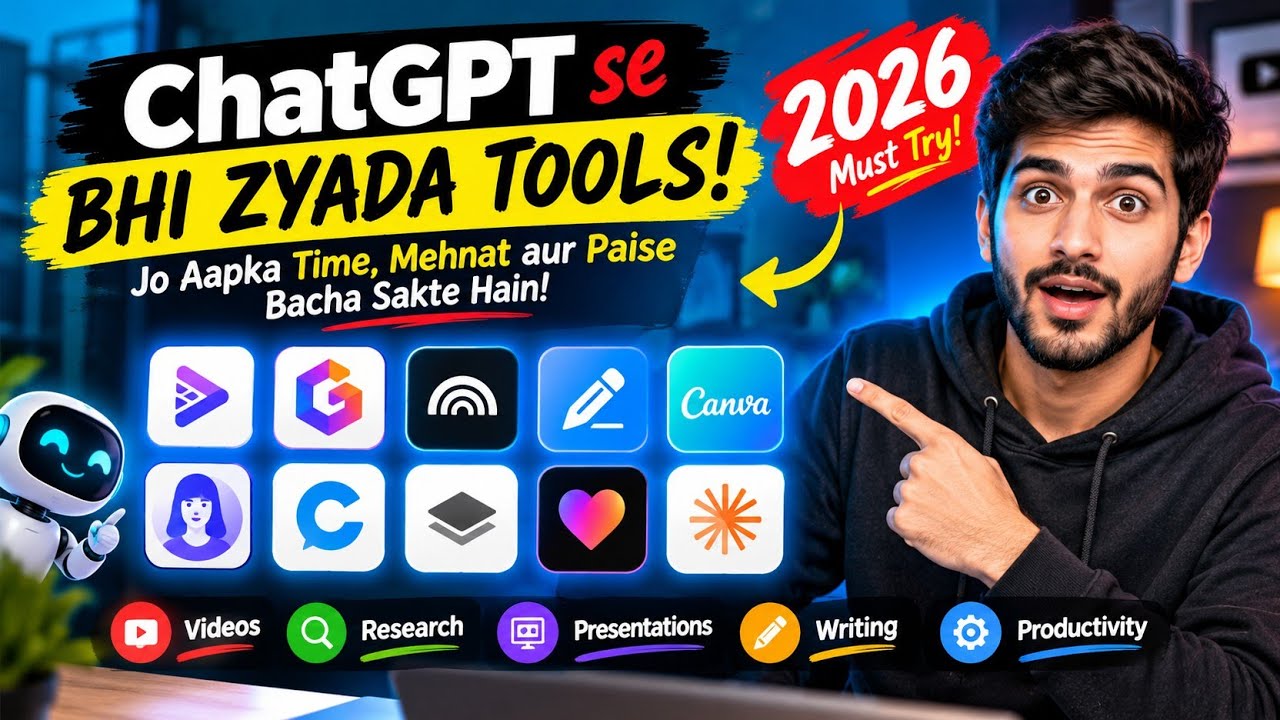 ⁣10 Powerful AI Tools You NEED to Know in 2026 🤖🔥Top 10 AI Tools for Students | Ium Tech Hub