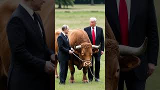 When Putin Let Trump Ride The Bull... Instant Regret 😂