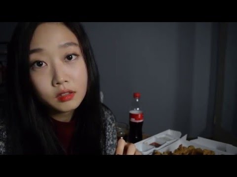 [상황극ASMR] 선배, 왜 치킨 다리가 두 개 인줄 알아요? Did you eat my chicken leg? Chicken RP