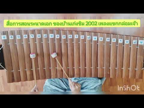 สื่อการสอนระนาดเอก เพลงแขกกล่อมเจ้า ของบ้านเก่งขิม2002