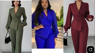 How to cut and sew Blazer Jacket with slanted shawl collar and high -low effect 
