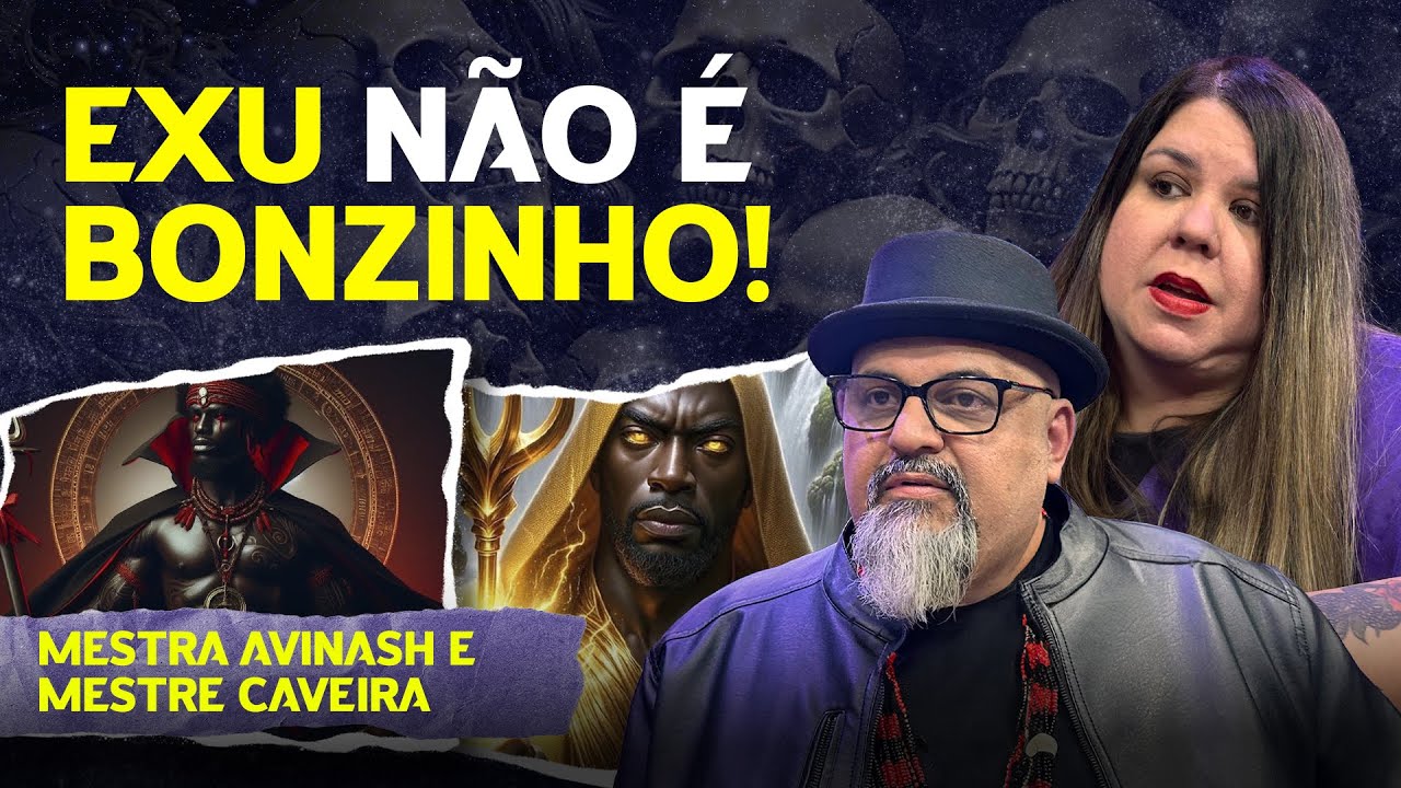 COMO É A ENERGIA DA FALANGE DOS CAVEIRAS NA QUIMBANDA? - MESTRA AVINASH E MESTRE CAVEIRA