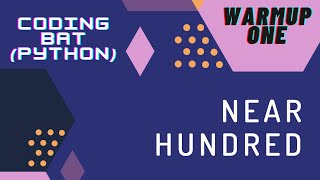 Near Hundred - Coding Bat | Tamil Community