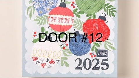 12 Days of Crafting Advent Calendar - Door # 12