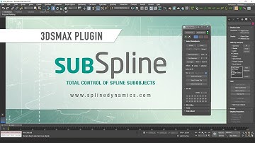 Total Control Over Spline Subobjects & Material IDs with SubSpline for 3ds Max