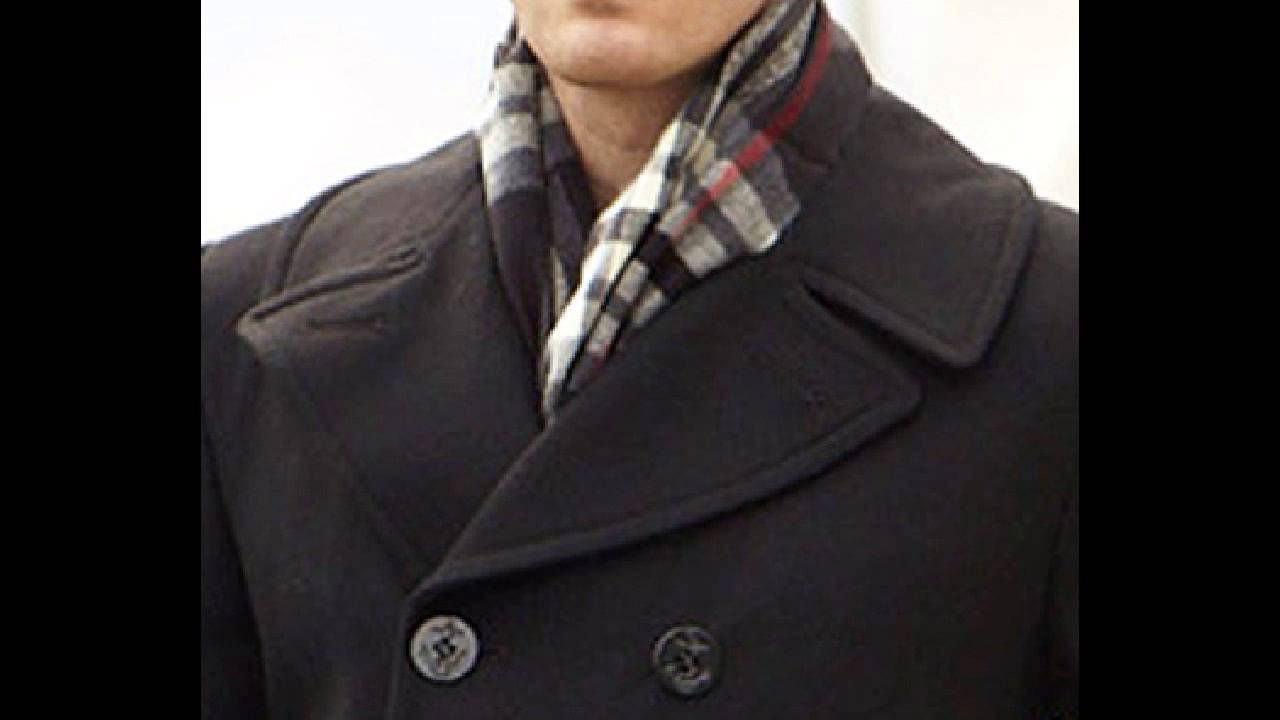 Men's Navigator Navy Pea Coats : American Mystique