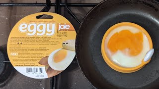 Joie Eggy Fry Pan Egg Ring Tested & Review ASMR from 6:30